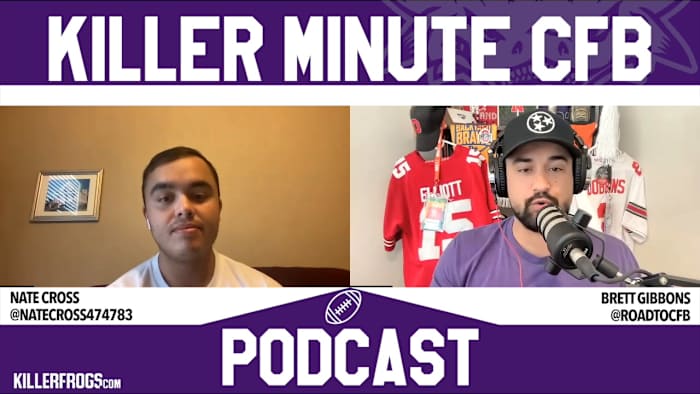WATCH! Ep. 5 - KillerFrogs Killer Minute College Football Podcast: QB Battles